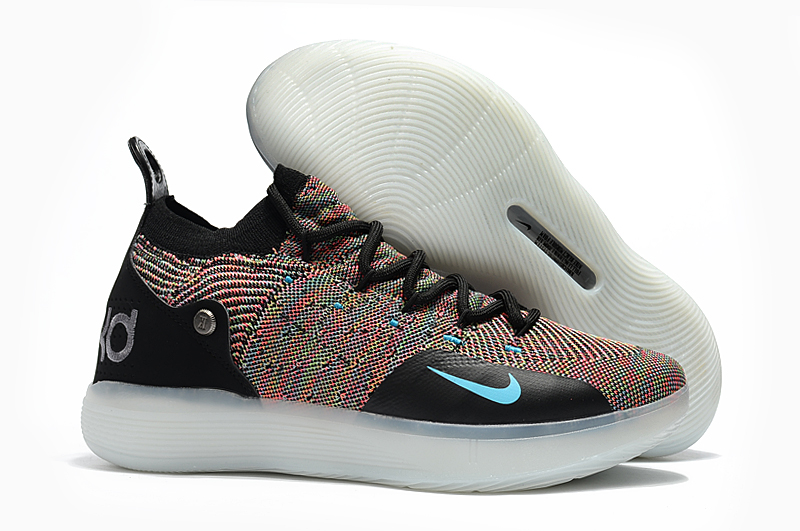 Nike Kevin Durant 11 Colorful Black Jade Shoes